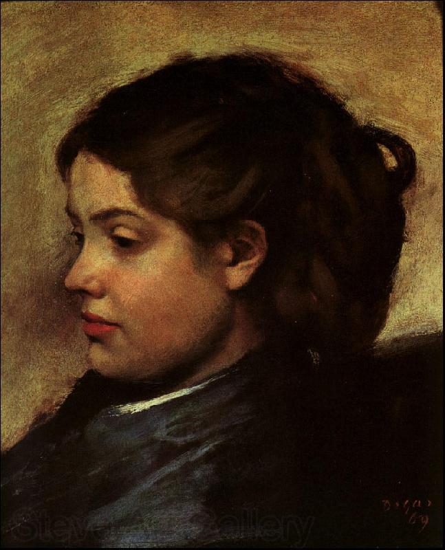 Edgar Degas Madamoiselle Dobigny Norge oil painting art